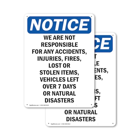 Signmission Safety Culture Sign, 7 in Width, Plastic, Rectangle OS-2PACK-NS-P-710-V-16881